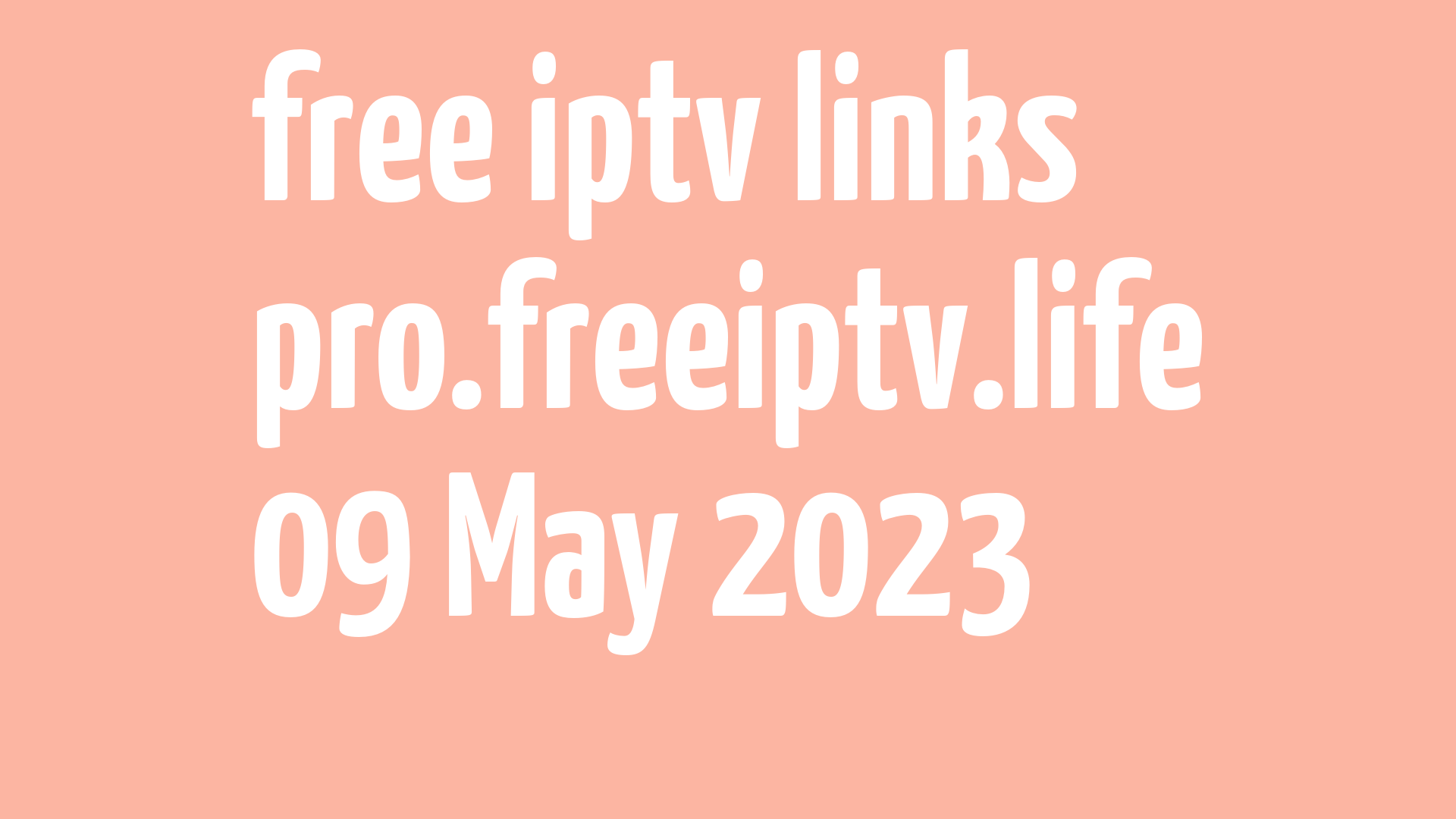 free iptv links 080523